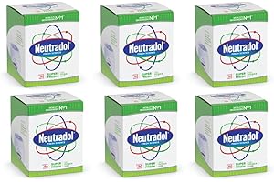 Neutradol Gel Odour Destroyer Super Fresh (6 Pack) - Air Freshener for Home - Effective Odour Eliminator and Neutraliser - Musty Smell Remover - Plus Free Cheeroo Magnet