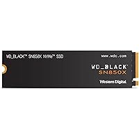 WD_BLACK SN850X 2TB NVMe M.2 SSD, M.2 2280 NVMe SSD, Gaming Expansion SSD, PCIe Gen4 NVMe, High Performance Internal SSD, Rea