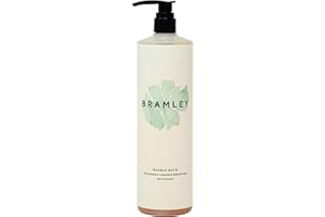 BRAMLEY PRODUCTS BRAMLEY Bubble Bath, 1 Litre | Geranium, Lavender & Sweet Orange Essential Oils | Natural Bath Soak | Gently Cleanse & Soften | Family Sized | Green Living