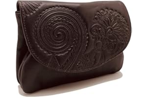 LUGUPELL Monedero de Piel Fabricado en España Marca N428 Marrón 12,5 x 9