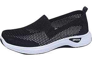 MJGKHIY Sneakers Donna Offerta Eleganti Senza Lacci Scarpe da Ginnastica Bianche Estive Running Sneaker Comode Tennis Scarpe da Camminare Leggero Sportive Camminata Scarpe da Corsa