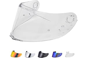 JQF Gear Visera Casco Moto para MT V-14 Targo/Targo Pro/Blade 2,Visera de Lente de Casco,Viseras para Cascos de Moto,Visera de Lente para Casco Protección contra Viento (Transparente)