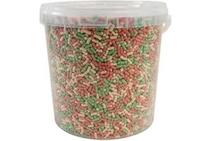 WALTER PRODUCTS WILDLIFE AND AQUATICS Walters Variety Sticks (10L Tub) | Pond Fish Food for Goldfish, Koi and all Cold Water Pond Fish | Floating Fish Food Pond Sticks in Stay Fresh EasyTubs and Refill Bags