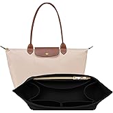 OPPOSHE Longchamp Le Pliage i&ccedil;in &Ccedil;anta D&uuml;zenleyici Ekleme, Premium Ke&ccedil;e Uzun Şampiyon &Ccedil;anta El &Ccedil;antası Kadın Bez D&uuml;zenleyici 