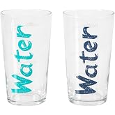 WATER BARDAK 570 ML 2'Lİ SET -MAVİ&TURKUAZ