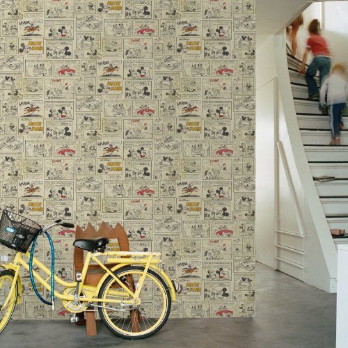 Graham & Brown Papier-Tapete „Mickey and Minnie’s Night Out“ Kollektion Kids@Home IV, mehrfarbig, 70-243 - 2