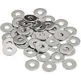 Demir Pul DIN 125 Galvaniz Kaplama Civata Vida Pulu 50 Adet (M5 mm)