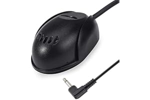 MICMXMO Microfono Esterno da 2,5 mm, Microfono Per Pioneer Mic Ricambio per Microfono Esterno Microfono Autoradio Auto Veicolo Unità Principale Audio Bluetooth Stereo GPS DVD,Plug and Play