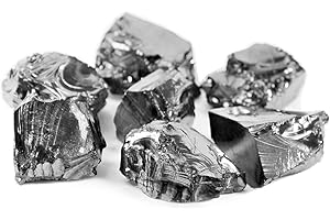 Karelian Heritage Elite Shungite Rocks for Water Purification & Filtering 0,11 lb (0,01-0,03 lb per Stone) | Certified Natural Authentic Shungite Stones from Karelia | Jewelry Making REB7