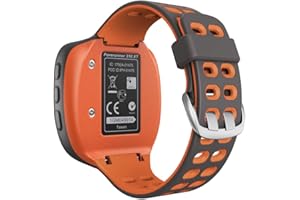 WIIKAI Correa de repuesto de silicona para Garmin Forerunner 310XT Pulseras de reloj de repuesto.
