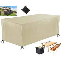 Gartenmöbel-Abdeckplane 130x75x71cm – Wasserdicht, 420D Oxford Für Tische & Stühle