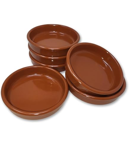 MamboCat Lot De 6 Saladiers En Argile De Qualité Supérieure - Taille S