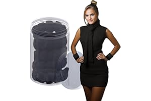 BLISSWISP Zestaw 5 Scrunchies - Różne Kolory, Elastyczne Gumki do Włosów, Styl i Funkcjonalność, Elegancki Opakowanie, Idealny Prezent