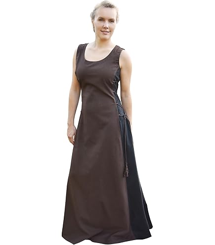 Gothic Kleid Damen Halloween - Mittelalter Verbandkleid Mit Fledermausärmeln