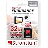 Strontium 32GB Nitro Plus Endurance A2 MicroSDXC Card with SD Adapter