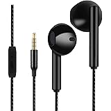 GAMURRY In-Ear Kopfhörer Mit Kabel,Stereo Bass Ohrhörer, Mit Mikrofon Funktion und Rauschunterdrückung,Kabelsalatfreies Kabel