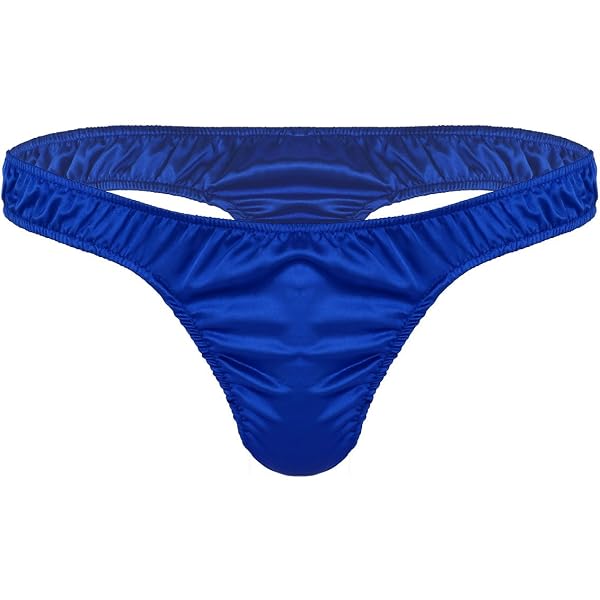 DE-Herren Unterwäsche String Tanga T-Back Glänzend Männer G