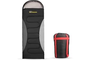 CLEVER KANGAROO Sleeping bag for Adult "4-Season Lightweight Sleeping Bag for Camping, Hiking -15°C Extreme Weather Insulated. Excellent Camping Gear Equipment, Traveling, and Outdoor Activities