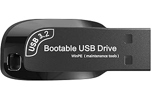 TIPSENCH 32GB - Bootable WinPE USB Drive for Windows 10 & 11,Password Reset, Network Drives (WiFi & LAN),Supported UEFI and Legacy, Data Recovery, Repair Tool