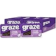 Graze Cocoa Vanilla Oat Flapjacks, Vegetarian Healthy Snacks, High in Fibre, 3 Bars per Punnet, Whole Oats & Natural Flavours - Packaging may vary - (18 x 50g Snacks)