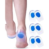 2Double Orthopedic Gel Heel Holder Hidden Heel Shoe Pillow Length Extender Heel Spur Women Men