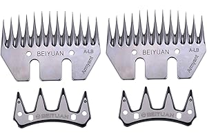 Beiyuan Scherköpfe und Klingen für Schafe, geeignet für Heiniger, Oster, Supershear, GTS, Shearmaster, Superprofi, Kerbl, Profiline (2)