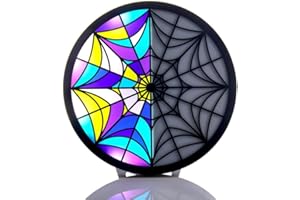 MINIX BANDAI - Lámpara Decorativa de Miércoles Addams con Ventana Iluminada – Efecto Luz Ambiental – Producto Oficial de la Serie Wednesday – Multicolor, WS01006