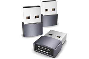 J BONA USB C Female to USB Male Adapter (3-Pack) – Type-C to USB-A Converter for Fast Charging & Data Sync – Compatible with iPhone 15/14/13/12, iPad Air, MacBook, Galaxy S21/S20, and More