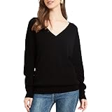 100% Cotton Long-Sleeve V-Neck Jumper 