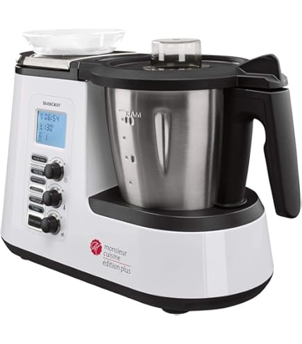 Monsieur Cuisine Smart Robot Da Cucina 2022 - 1000W, Schermo 8", Wi-Fi, Ricette Guidate, Bianco - Foto 3