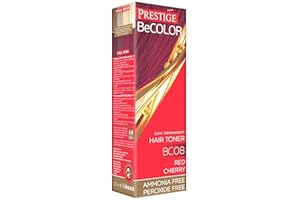 VIP'S PRESTIGE Vips Prestige - Teinture semi-permanente BeColor Rouge Cerise BC08, sans ammoniaque ni peroxyde