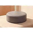 Azonee Soft Round Ottoman Footrest Stool, Round Wooden Support Upholstered Footstool Ottoman Pouffe Padded Chair Stool, Makeup Toy Round Footrest For Living Room And Bedroom, Kids Room