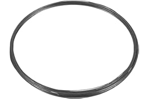 sourcing map Tungsten Wire, 99.99% High Purity Tungsten Wire 0.5mm Dia x 10 Meter Length Tungsten Filament Metal Coil for Light Bulb Production Electronics Industry