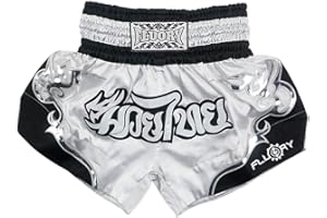 Fluory Muay Thai Shorts, reißfeste Boxshorts MMA Kampfkick Bekleidung für Männer Frauen Kinder Kampfsport Training Grappling
