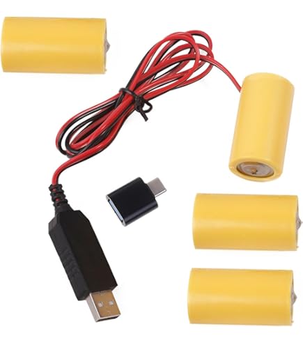 Éliminateur Piles AA/AAA Angelluck 5 En 1 | Transformateur 4.5V/3V Avec Prise Pour Guirlandes LED
