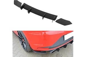 ERKIC XZQSJHP Difusor de Parachoques Trasero de Coche para Seat Leon 5F Mk3 Cupra 2013-2016,Placa de Alerón de Labio Kit de Carrocería Falda Parachoques