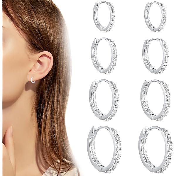 Orecchini A Goccia In Argento Sterling Con Cristallo Austriaco