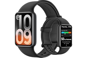 Xiaomi Smart Band 10 Pro, Watch-style fitness tracker for Men and Women, 1.74" AMOLED display, Upgraded sleep algorithm, 21 Days Battery Life, Android & ios, 150+ sports modes, GNSS, 5ATM, Black