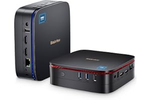 Blackview Mini PC MP60, mini komputer z 16 GB DDR4 RAM 512 GB M.2 SSD, Intel 11th. Gen N5095 Desktop, mini PC Gaming Windows 11, 4K HD Dual HDMI, Gigabit Ethernet, czarny