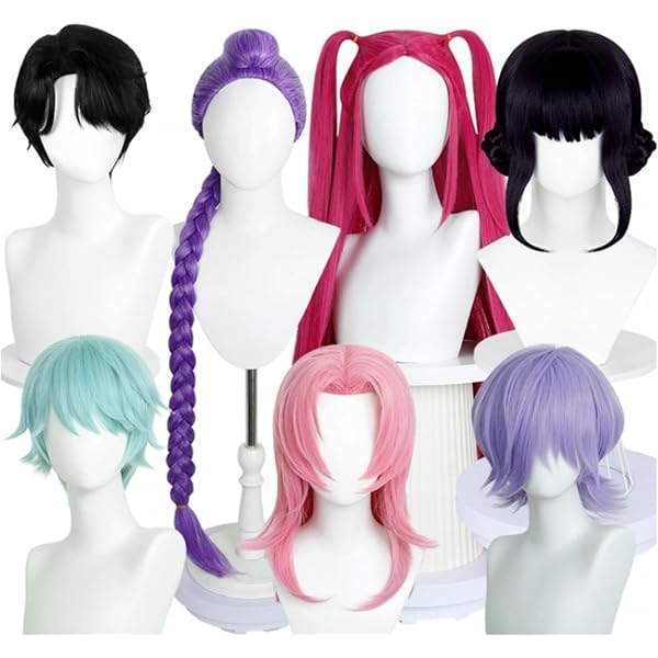 Rumi Wig Kids Rumi Costume Kids Cosplay Women Kpop Demon Hunters Rumi ...