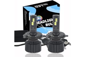 Eseastar H4 9003 LED Headlight Bulbs Hi/Lo Beam 130W Canbus Error Free 12000LM Extremely Bright All-in-One Conversion Kit Xenon White 6500K