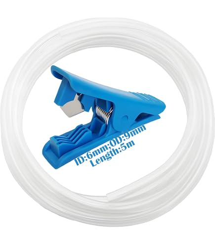 Tubo Flexible De PVC Transparente Grado Alimenticio - 6 Mm Interior X 8 Mm Exterior, 6 M De Largo, Para Acuarios, Riego, Transferencia De Líquidos