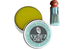 LERYVEO Möbelsalbe für Leder | Furniture Salve Lederpflege mit Wildschweinborsten Bürste | Leder Restaurator Reparatur und Pflege | Möbel Polieren Wachs für Holzstühle, Tische, Treppen und Sofas