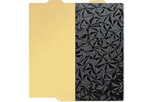 HzdaDeve PEI PEO Płyta do budowania do Bambu Lab A1 Mini Build Sheet, ogrzewane łóżko, stal sprężynowa, elastyczna platforma, 183,5 x 183,5 mm, jednostronnie strukturalna i jednostronnie gładka deska