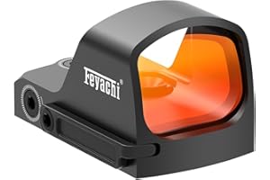 ‎FEYACHI Feyachi RDS-59 Red Dot Visier für Pistole 3 MOA Micro Handgun Rotpunktvisier Zielfernrohr Mini Visier mit Adapterplatte für MOS & Picatinny-Montage