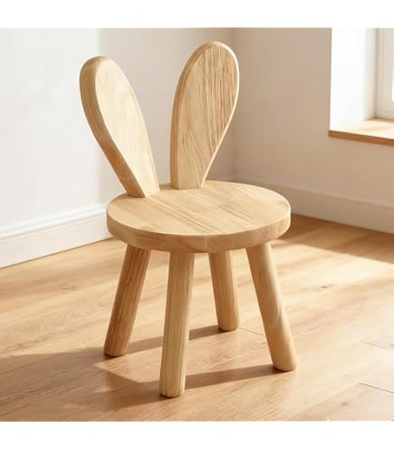 Petite Amélie Activiteiten tafel 'Konijn' 'Naturel' - Kindertafel met 2