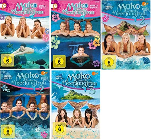 Mako - Einfach Meerjungfrau - Staffel 1.1+1.2+2.1+2.2+3 (1-3) / DVD Set