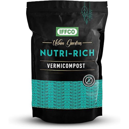 IFFCO Urban Gardens - Vermicompost 5kg – Nutri Rich | Cow Dung Based Manure for Home Garden, Terrace & Balcony Plants