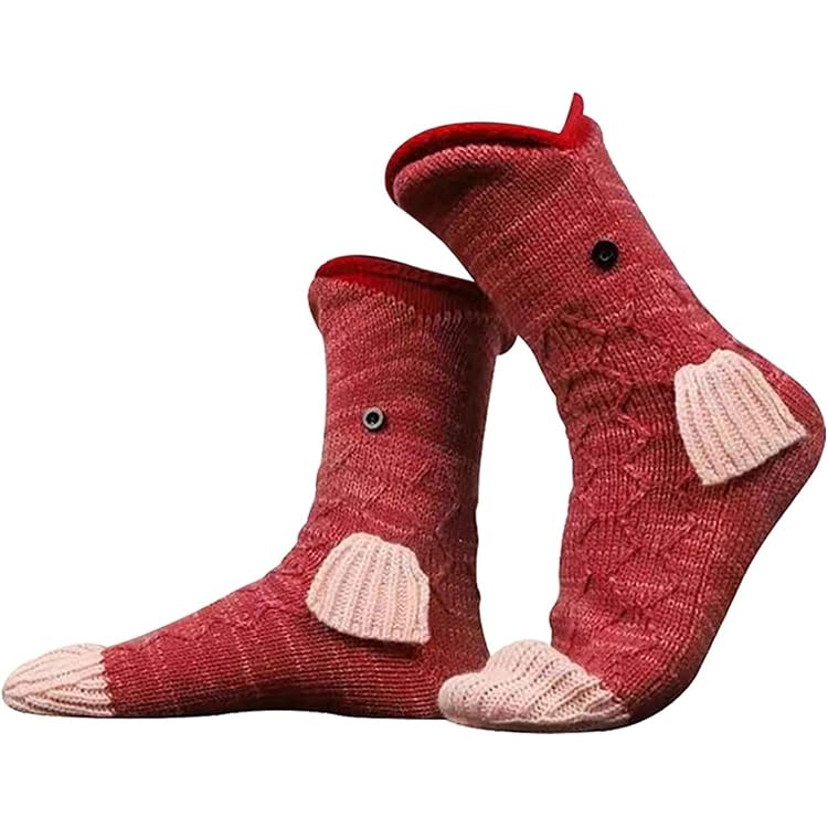 6 Paires Chaussettes Laine Femmes - Motif Chats - Taille 35-42 - Laine/coton/polyester - Confort Hiver