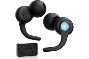 CIRYCASE Bouchon d'Oreille, [Protection Auditive] [Anti Bruit 32dB] Boule Quies Silicone Super Doux pour Fête/Concert/Travail, 6 Paires d'Embouts Réutilisables en XS/S/M/L & Boîte Portable en Métal